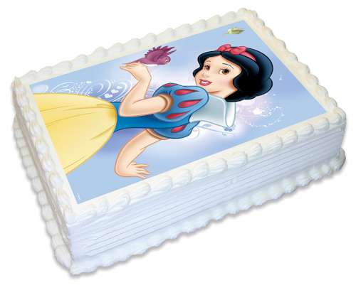 Snow White Edible Icing Image #2 - Click Image to Close